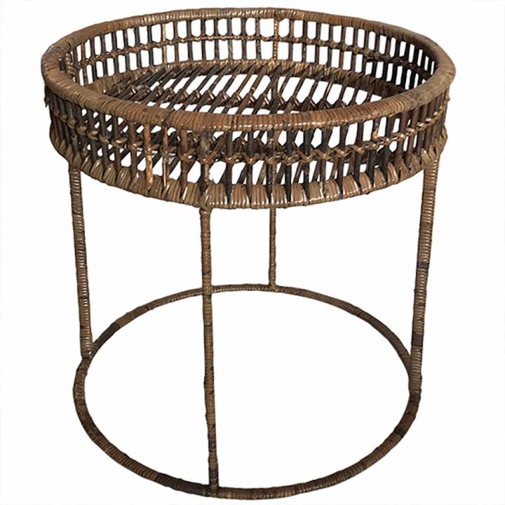 Ziegel Tisch 'Gewinnspiele' - Rattan