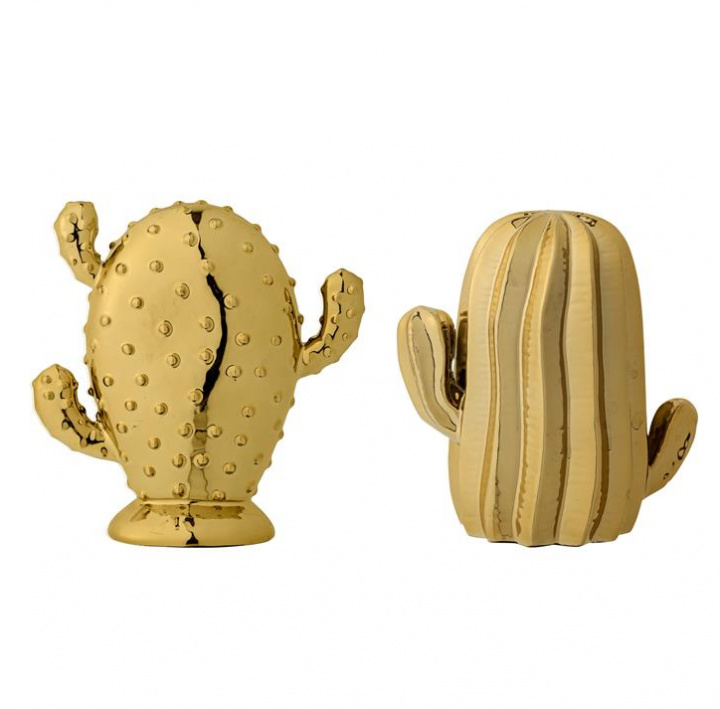 Kaktus 2 Stück - Gold - Bloomingville