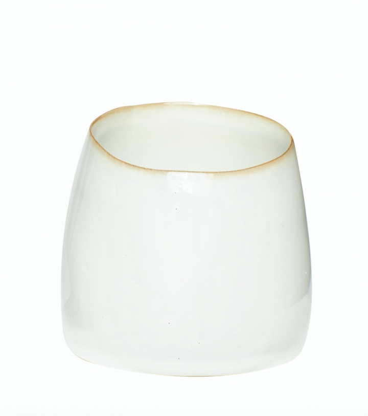 Kleiner Topf - Weiß - Hubsch