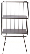Bücherregal \'Industrial\' 2 - Grau