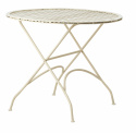 Tisch \'Visby\' Rund 61cm - Weiß