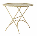 Tisch \'Visby\' Rund 61cm - Gelb