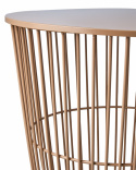 Couchtisch/Korb \'Marstrand\' rund 40cm - Pfirsich