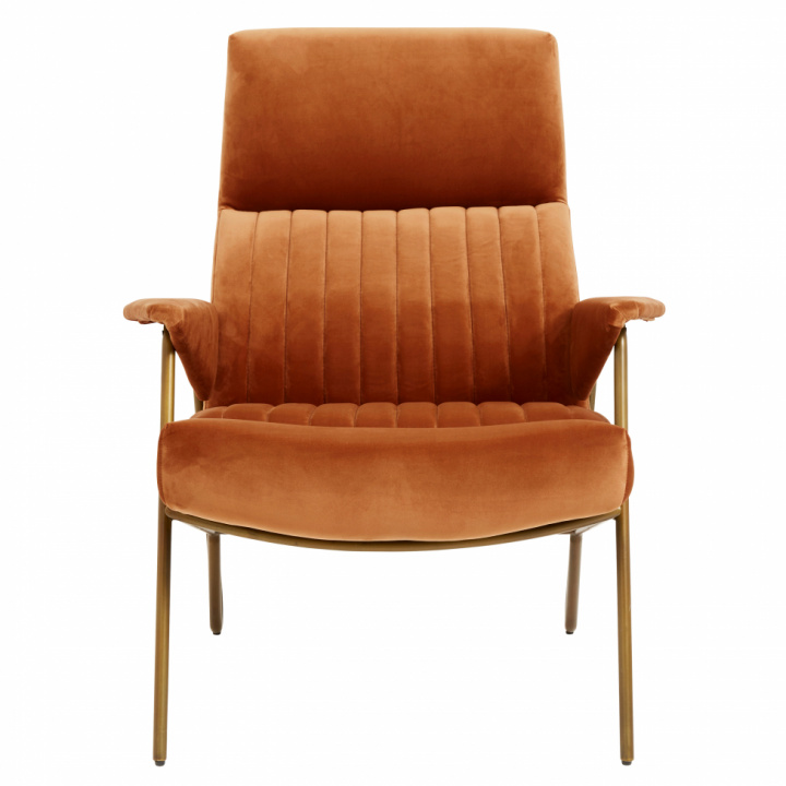 Sessel \'Steinbock\' - Terrakotta in der Gruppe Möbel / Stühle und Polstermöbel / Sessel bei Reforma (8001)