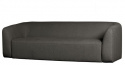 Sofa \'Sloping\' Grau/Schwarz