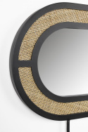 Spiegel \'Aida\' - Natur/Schwarz