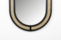 Spiegel \'Aida\' Oval - Natur/Schwarz