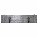 Hakenleiste 2 Haken - Vintage Grau