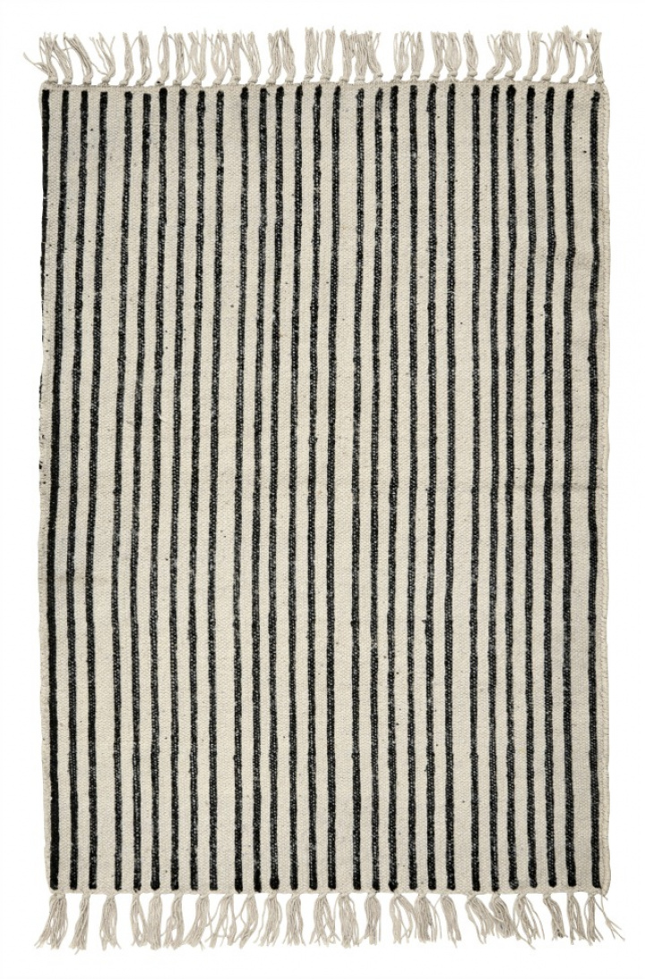 Teppichstreifen M - Naturvit / Schwarz in der Gruppe bei Reforma (8116)