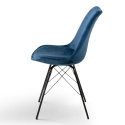 Stuhl \'Eris\' - Blau/Schwarz
