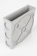 Vase \'Graphic Flat\' - Grau