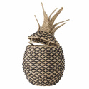 Korb \'Ananas\' - Natur / Schwarz