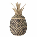 Korb \'Ananas\' - Natur / Schwarz