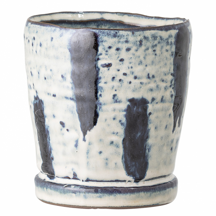 Topf 'Steinzeug' Ø 95 cm - Blau / Weiß