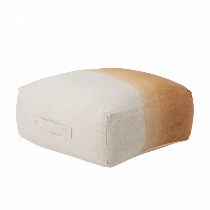 Puff \'Cara\' - Orange / Weiß in der Gruppe Möbel / Sofas / Poufs und Fußhocker bei Reforma (82048008)