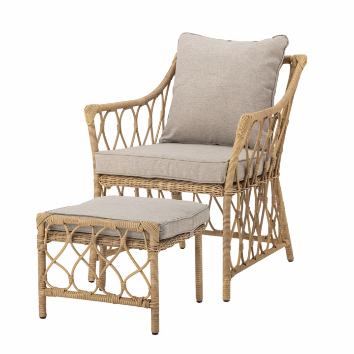 Lounge-Sessel \'Belluce\' - Natur/Rattan in der Gruppe Möbel / Gartenmöbel / Outdoor-Sessel bei Reforma (82064953)