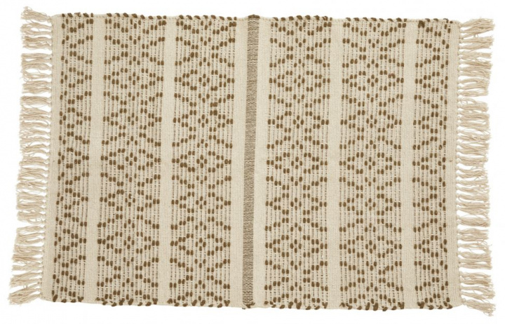 Teppich 'JOY' - Weiß / Braun