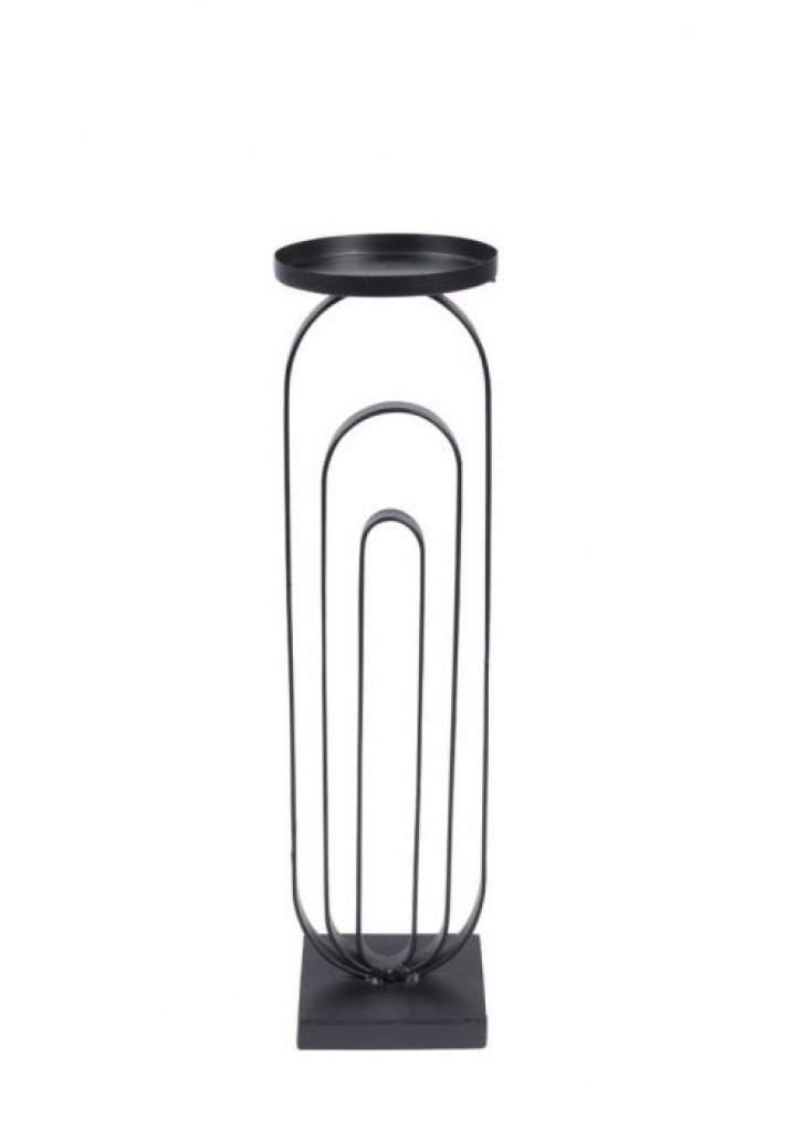 Kerzenhalter 'Proa' M - Schwarz