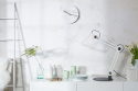 Uhr - Marmor und Gold
