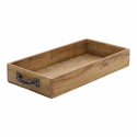Holztablett \'Eisen\' - Recyceltes Holz