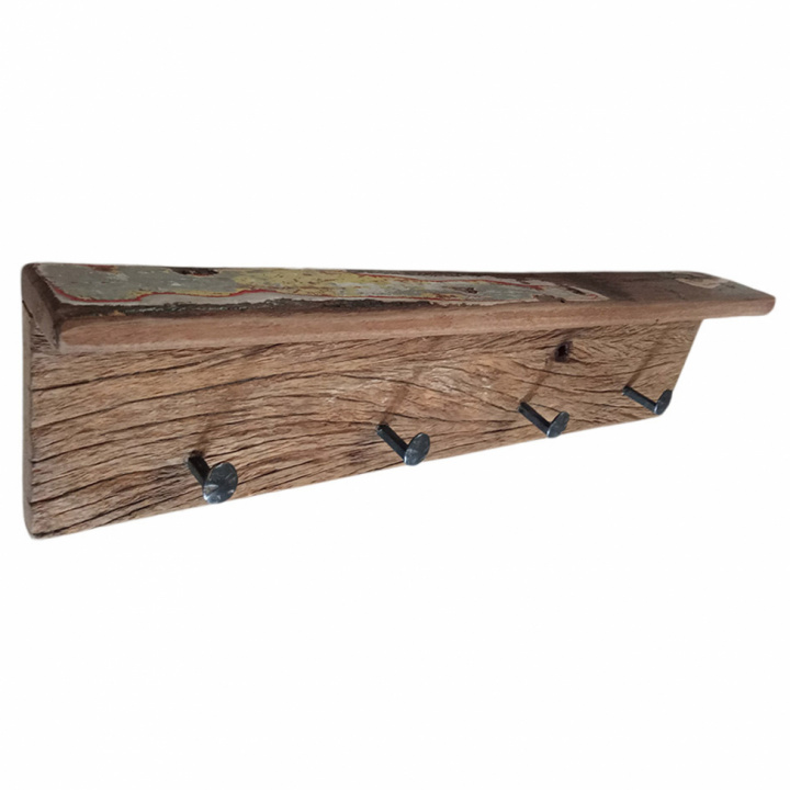 Hakenleiste 4 Haken - Recyceltes Holz in der Gruppe VINTAGE / Verwahrung / Haken & Kleiderbgel bei Reforma (861012)