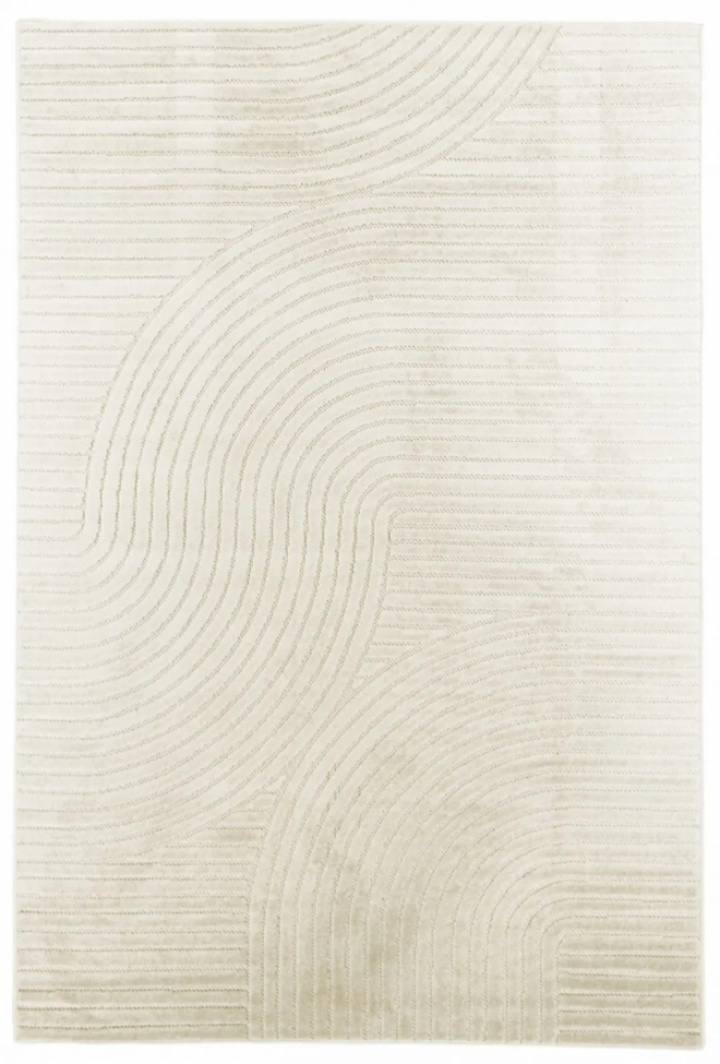 Teppich \'Shaggy Indoor-Outdoor\' 200x290cm - Creme in der Gruppe Einrichtung / Teppiche / Gewebte Teppiche bei Reforma (8699328900813)