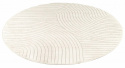 Runder Teppich \'Devon\' 120cm - Creme