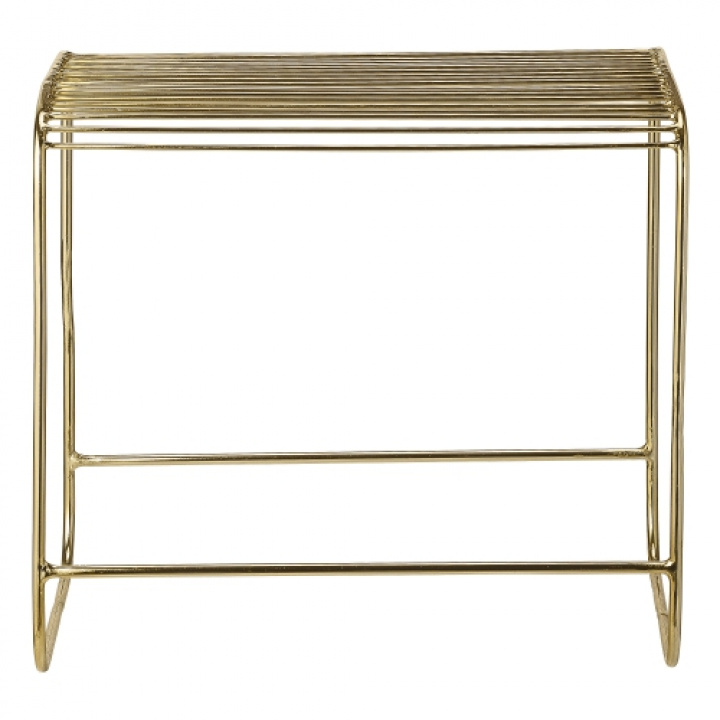Stilvoller Hocker - Altmodisches Gold