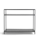 Ablagetisch \'Hydra\' 120cm - Schwarz/Grau