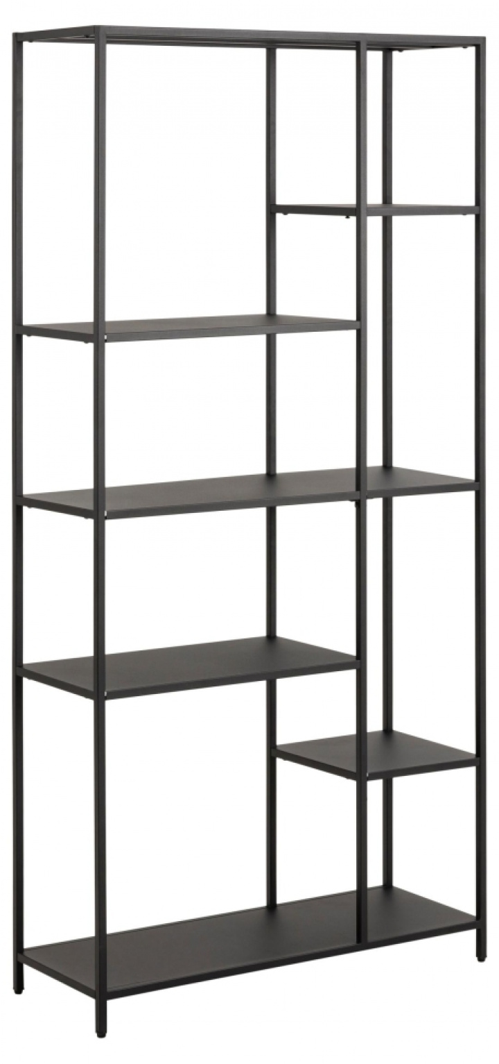 Bücherregal 'Newcastle' 165cm - Schwarz