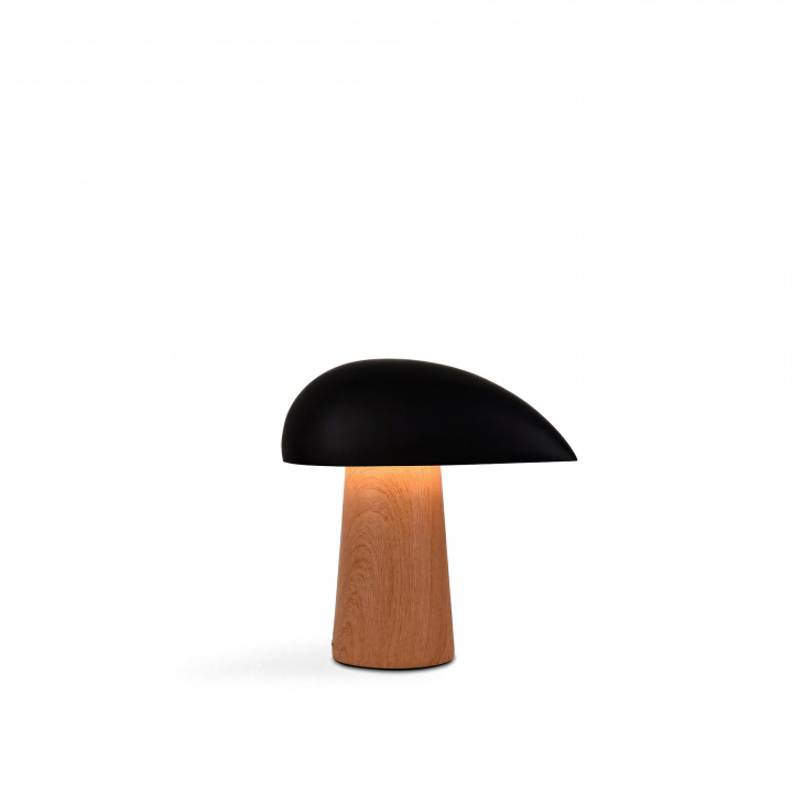 Lampe 'Karlskrona' - Natur/Schwarz