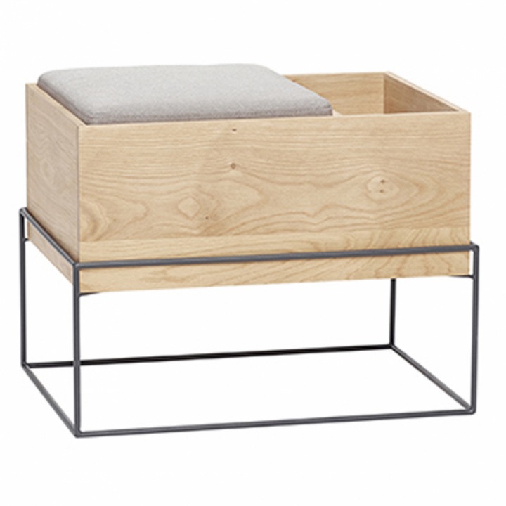 Bank / Lagerung 'Erik' - Eiche / Natur