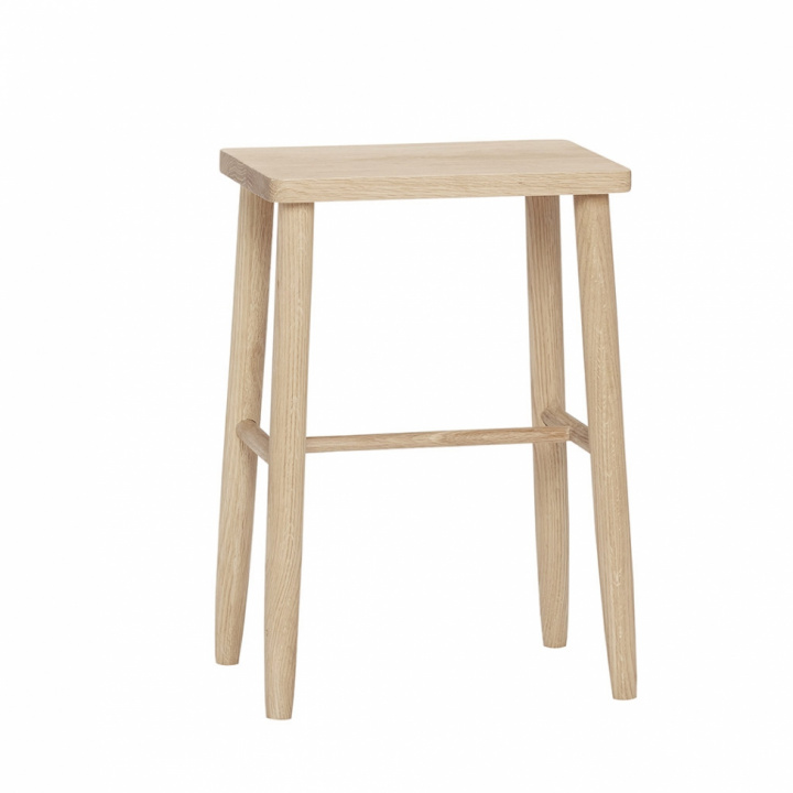 Stilvoller Hocker - Rechteckig / Natürlich - Hubsch