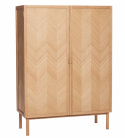 Kleiderschrank \'Herringbone\' - Natur