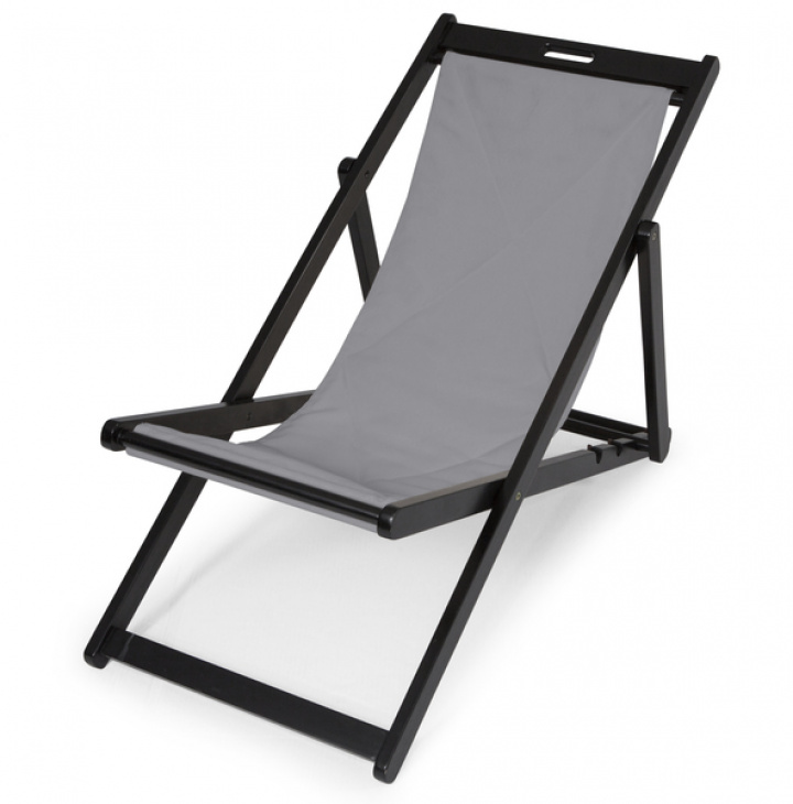 Liegestuhl \'Smögen\' - Schwarz in der Gruppe Möbel / Gartenmöbel / Liegestühle & Solsenge bei Reforma (881088)