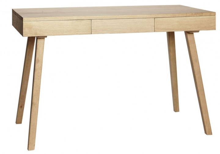Schreibtisch mit Schubladen 'Nordic' - Eiche / Natur