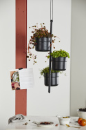 Hängetopf \'VULCANO\' Schwarz
