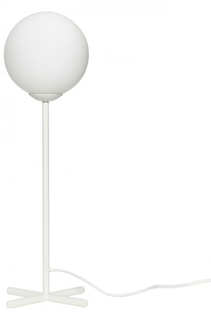 Tischlampe 'Bulb' - Wei / Metall