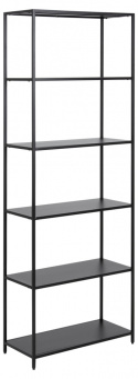 Bücherregal \'Newcastle\' 185cm - Schwarz