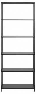 Bücherregal \'Newcastle\' 185cm - Schwarz