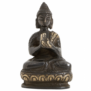 Skulptur \'Buddha\' - Schwarz S
