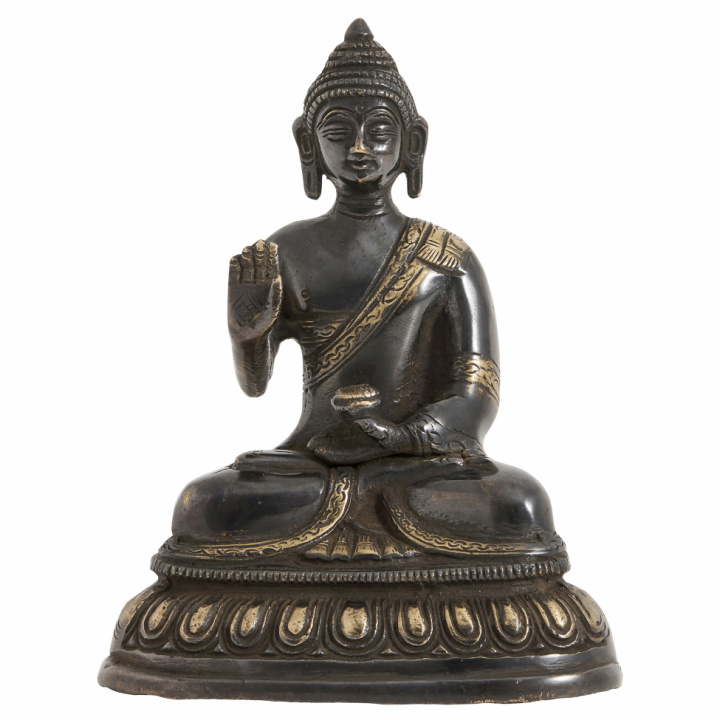 Skulptur 'Buddha' Medium - Schwarz