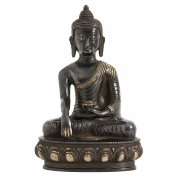 Skulptur \'Buddha\' - Schwarz L