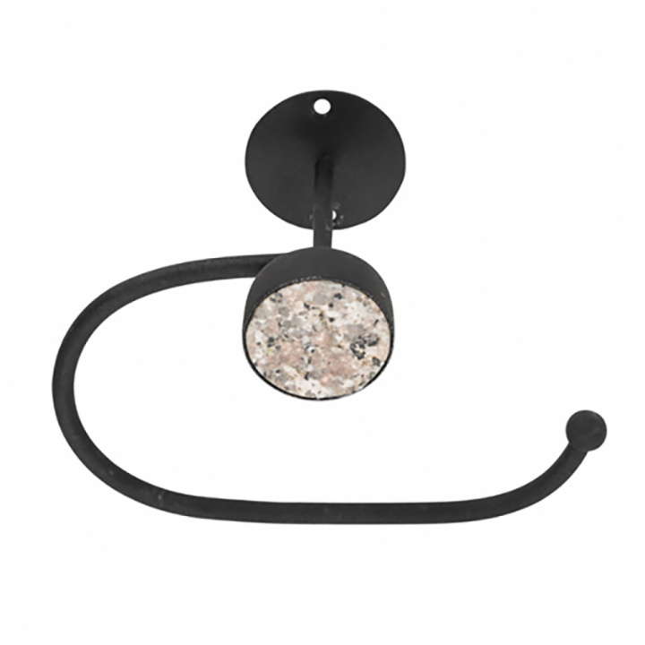 Toilettenpapierhalter 'Milford' - Schwarz