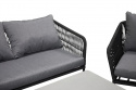 Sofagruppe \'Gaeta\' - Schwarz