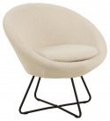 Sessel \'Center\' - Weiß/Natur