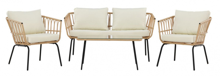 Loungeset \'Palamos\' - Natur in der Gruppe Möbel / Gartenmöbel / Outdoor-Gruppen bei Reforma (9795-000)