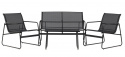 Loungeset \'Ravena\' - Schwarz