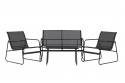 Loungeset \'Ravena\' - Schwarz