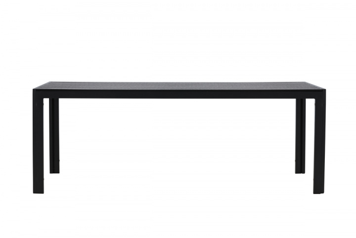 Esstisch \'Mirko\' 205x74cm - Schwarz in der Gruppe Möbel / Gartenmöbel / Gartentisch bei Reforma (9810-100)